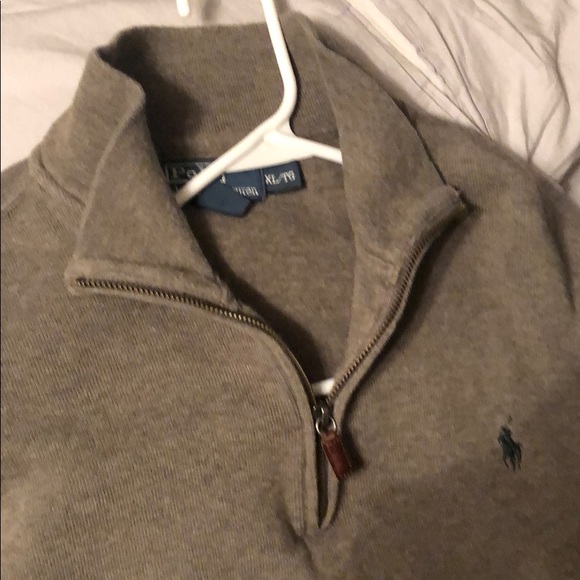 Men’s 1/4 zip pullover sweater polo Ralph Lauren - Picture 2 of 2